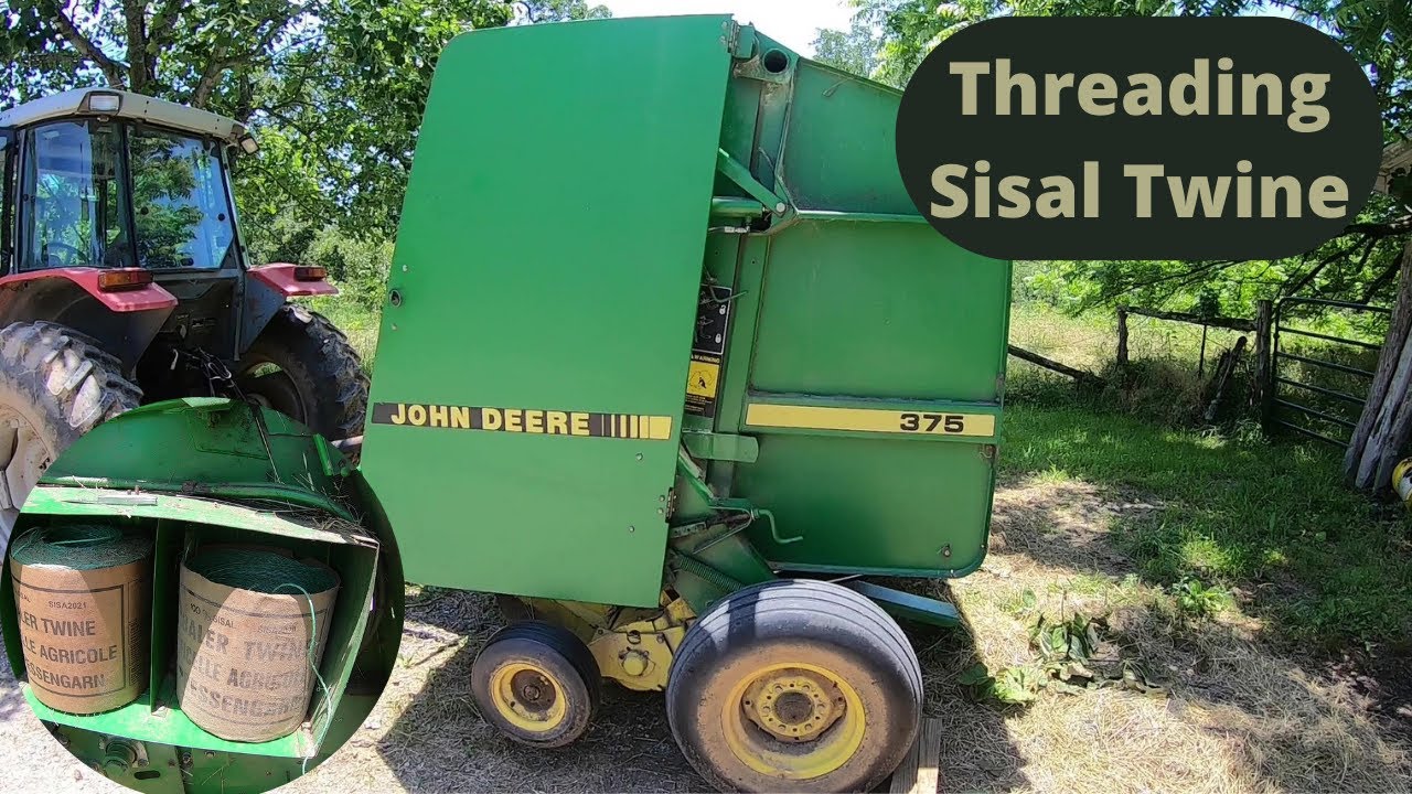 John Deere 375 Round Baler Sisal Twine