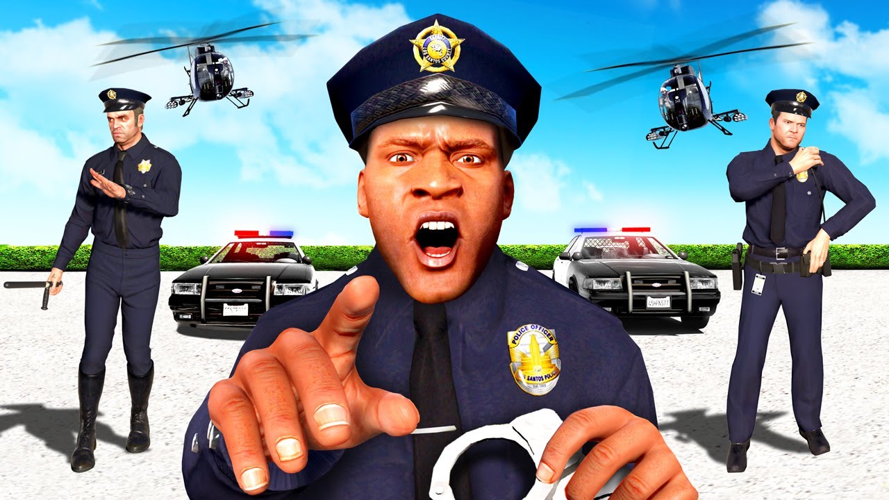 Michael, Trevor & Franklin JOIN the POLICE in GTA 5!