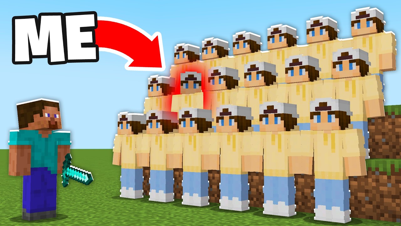 Minecraft Hide and Seek, But I have CLONES...