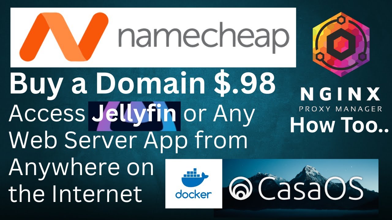 Купите домен за 0,98 $ Используйте Nginx Proxy Manager, получите доступ к JellyFin и любому прило...