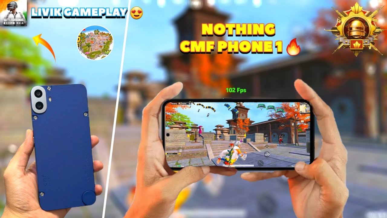 Cmf Phone 1 Bgmi Test 120 Fps😍 | Cmf Phone 1 Bgmi Test With Fps Meter🔥/Cmf Phone 1 120 Fps Bgmi Test