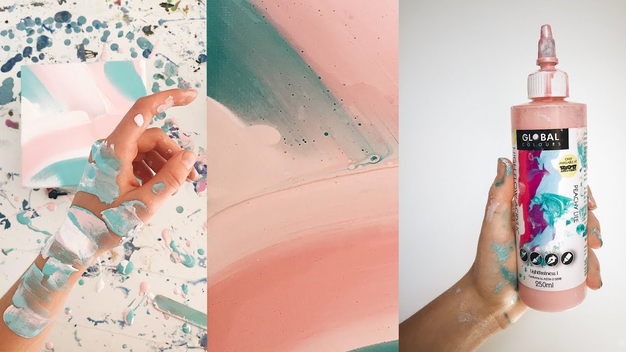 My Top 4 Techniques for Using High Flow Acrylics | Global Colours