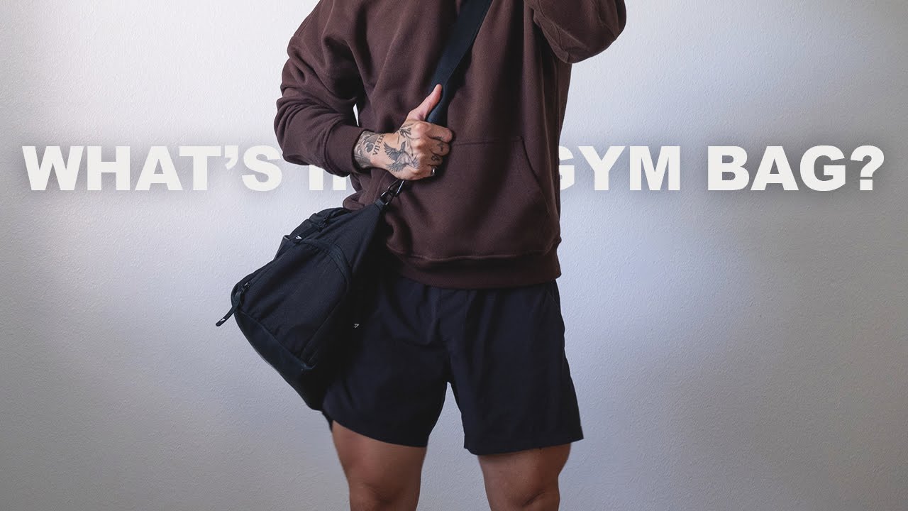 what's ACTUALLY in my GYM bag (essentials)