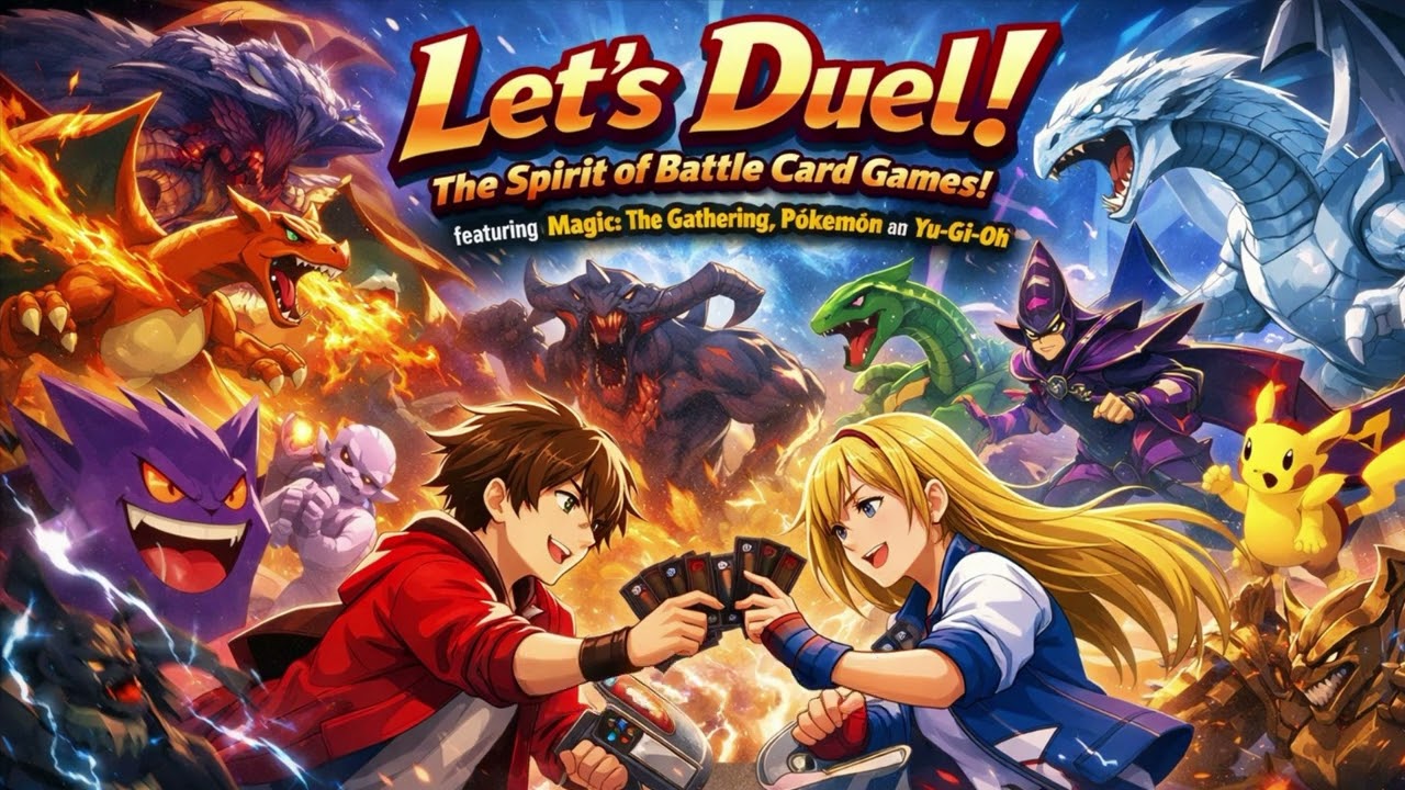 Let’s Duel! The Spirit of Battle Card Games | Anime Card Game Song | Tentza Original