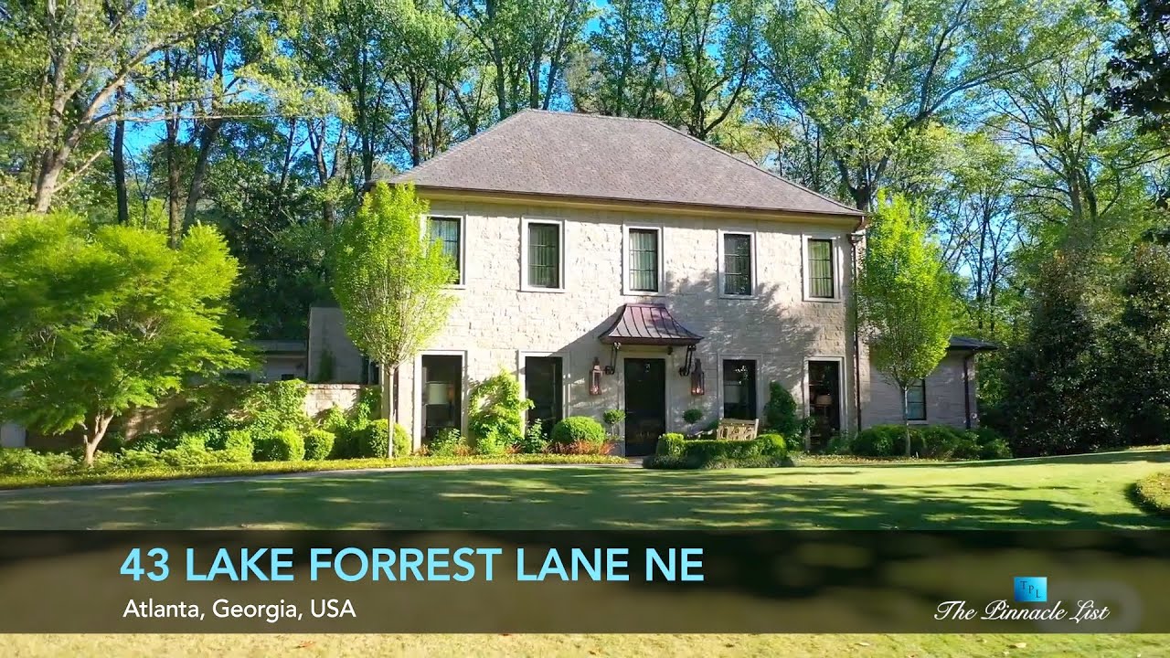 Chastain Park Luxury Home | 43 Lake Forrest Ln NE, Atlanta, Georgia, USA 🇺🇸 | Luxury Real Estate