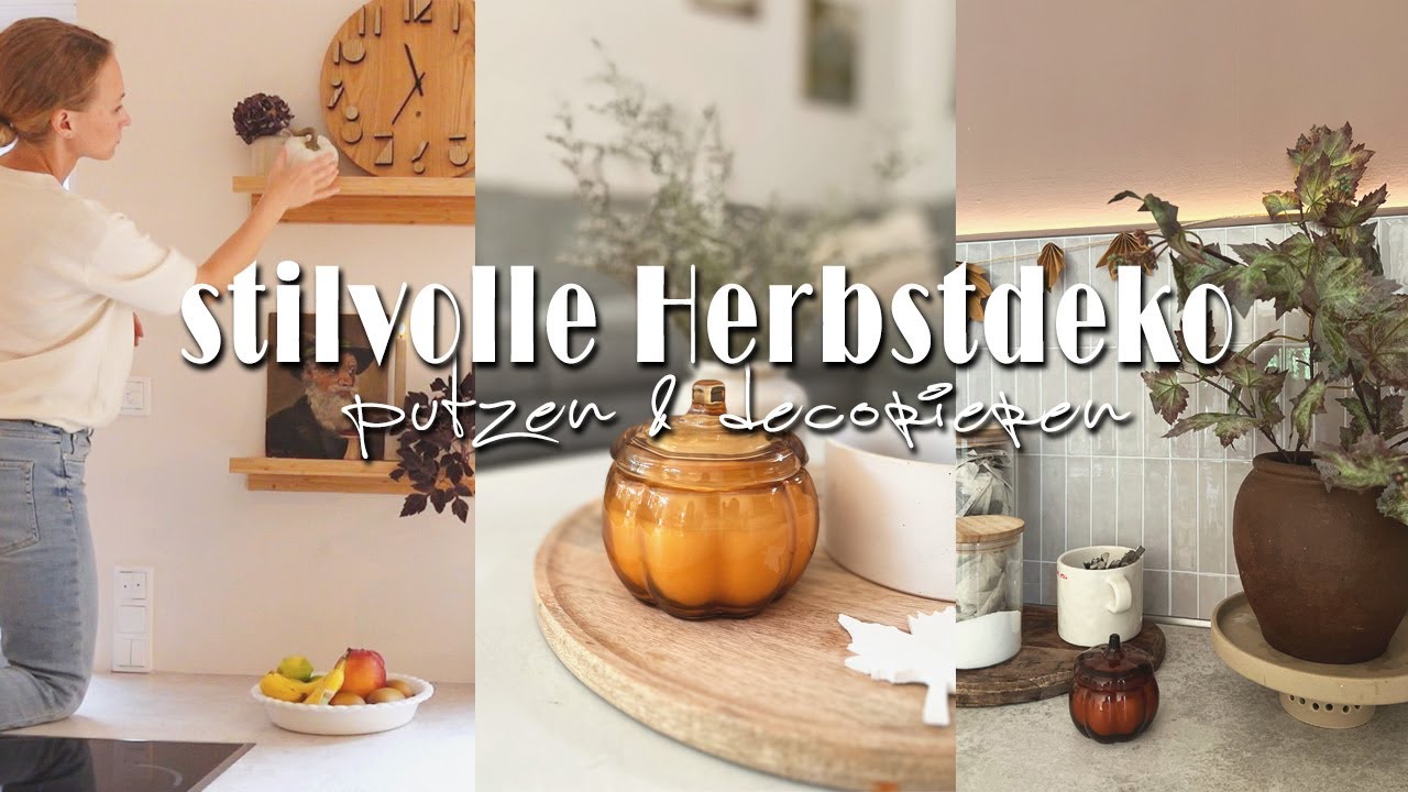 🍂 Hallo Herbst! Putzen & Dekorieren | Minimalistische Herbstdeko Ideen