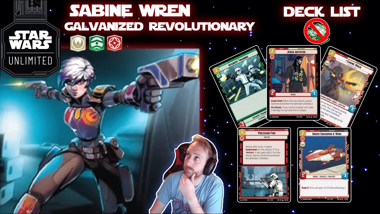 Ultimate Budget Sabine Wren Deck List for Star Wars Unlimited #starwars #starwarsunlimited