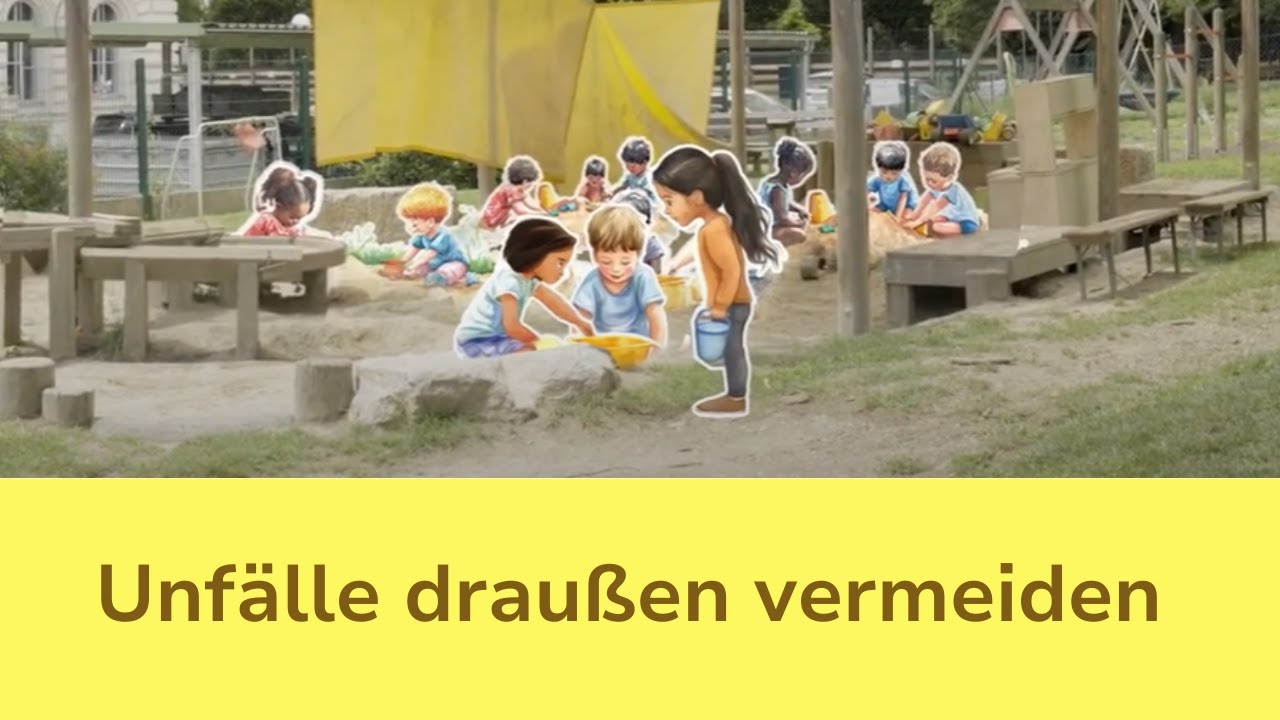 Unfallpr&auml;vention im Au&szlig;enbereich von Kindertageseinrichtungen