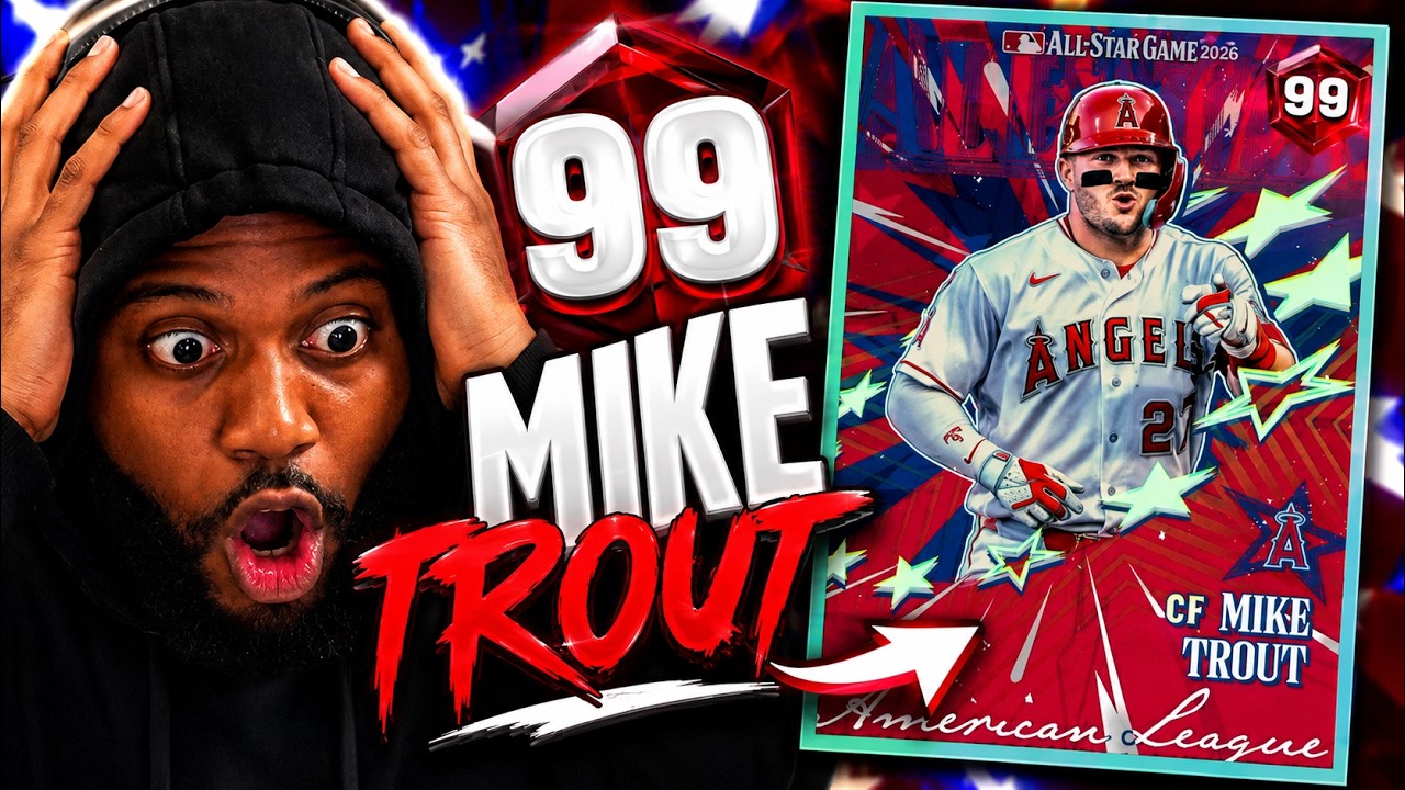 99 MIKE TROUT НАКОНЕЦ-ТО ЗДЕСЬ... ОН БЕЗУМЕН! БЕЗ ВЛОЖЕНИЙ MLB THE SHOW 26 DIAMOND DYNASTY