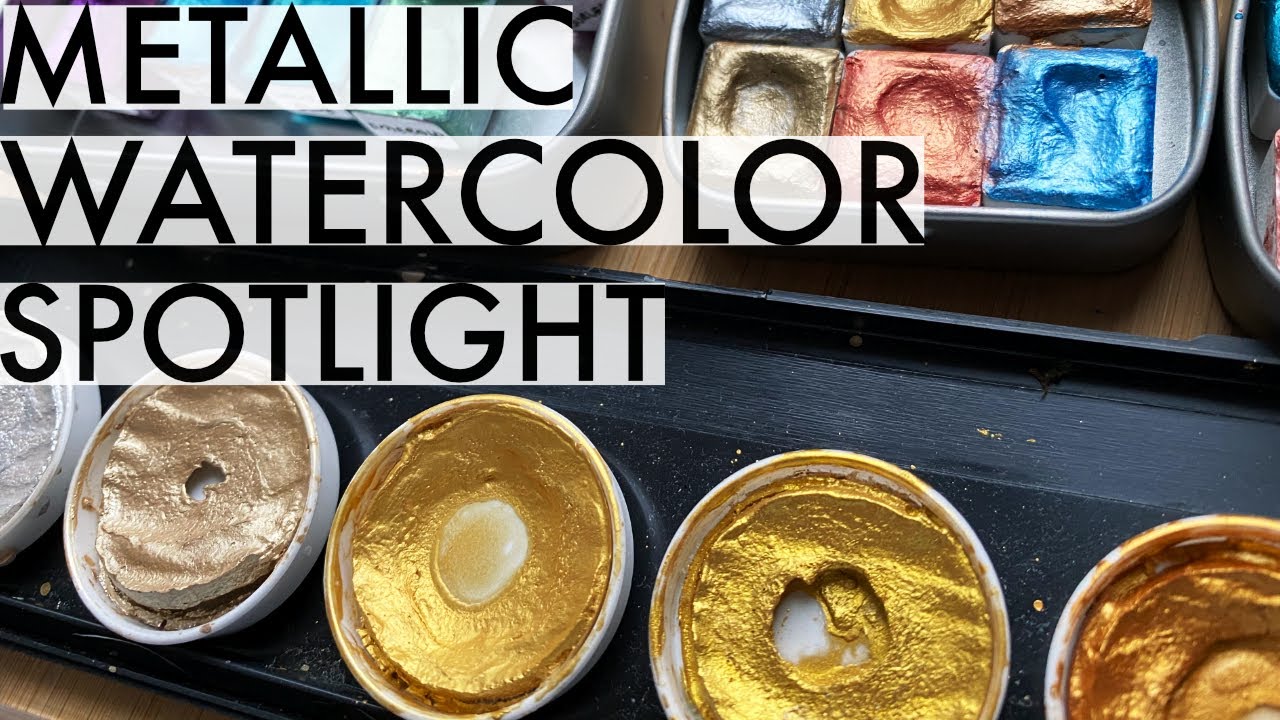 Metallic Watercolor Showdown : Which is the best?