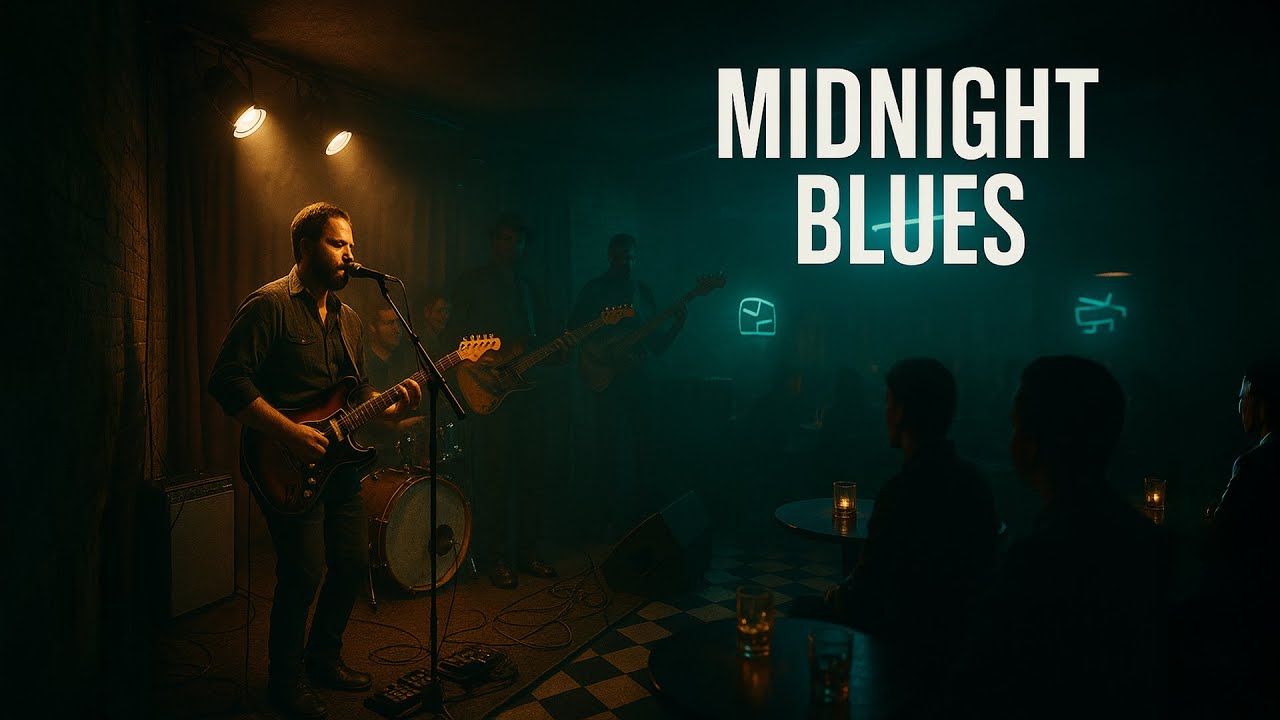 Whiskey Bar Electric Blues – Slow Guitar Mix for Stress Relief After Work
