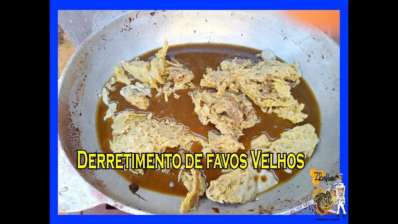 Derretimento de Cera dos Favos-Velhos!
