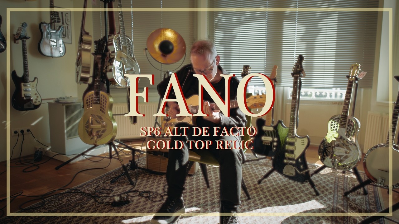 Fano SP6 Alt de Facto Gold Top Relic played by BJ Baartmans | Demo