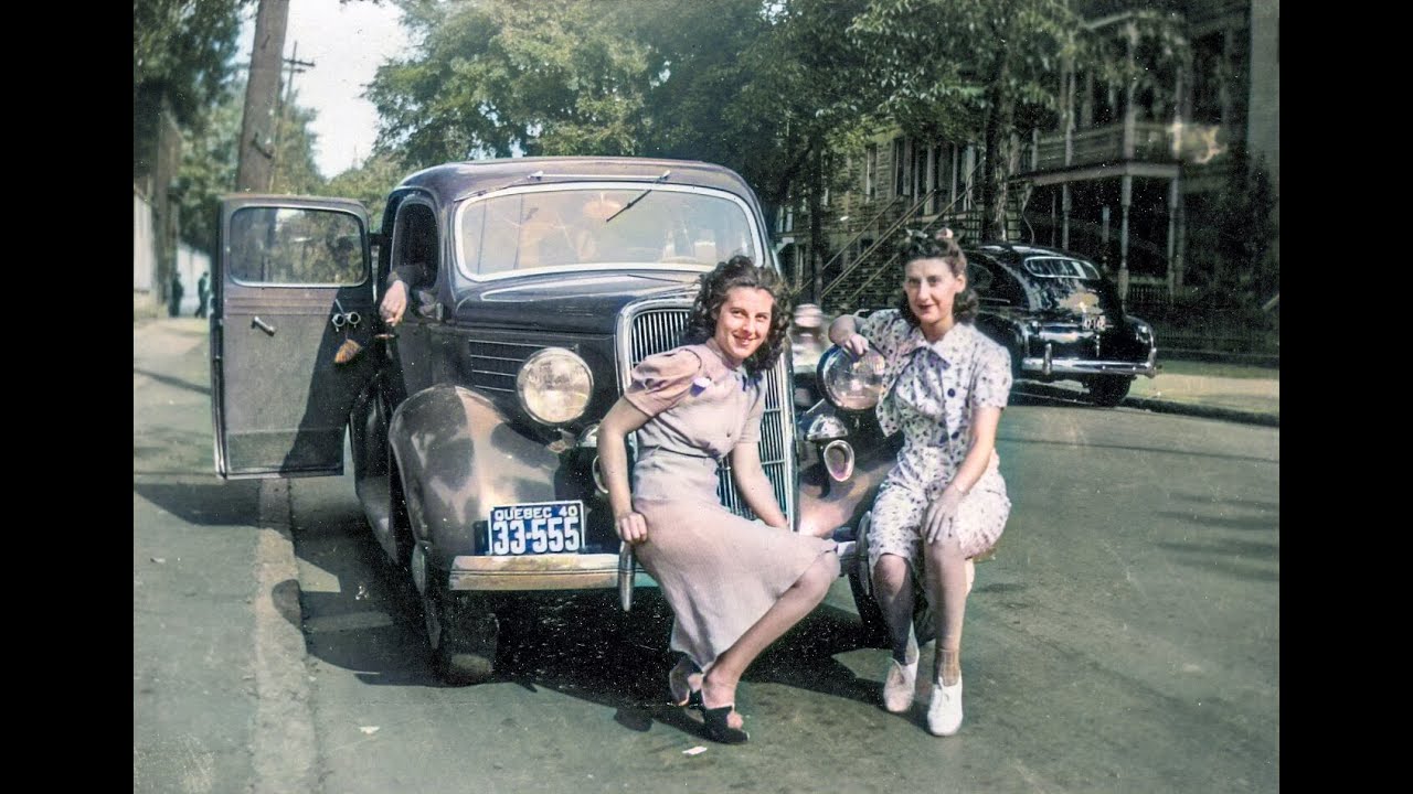 Montréal dans les années 1940 photos colorisées - version 2022