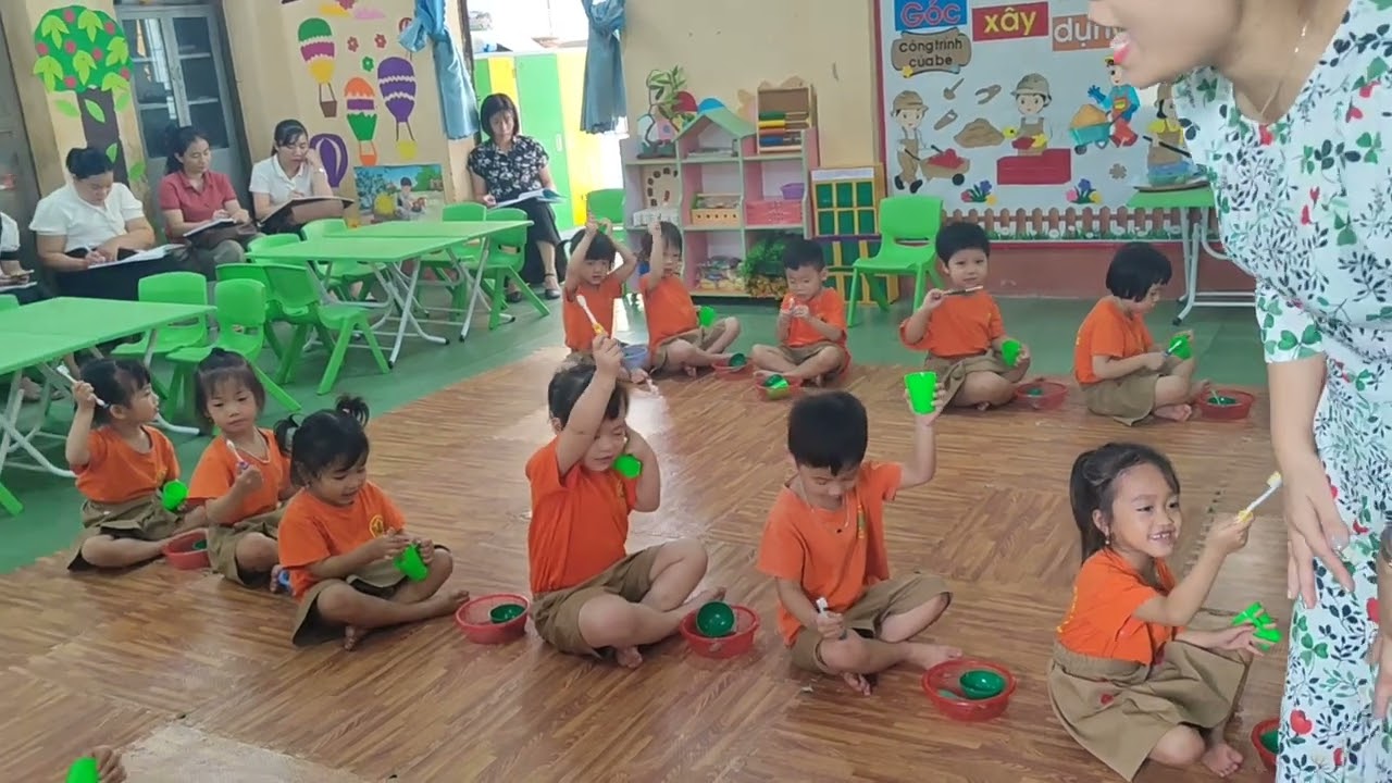 SHCM cụm 2: Nhận biết tay phải tay trái của bản thân trẻ mg 3-4 tuổi