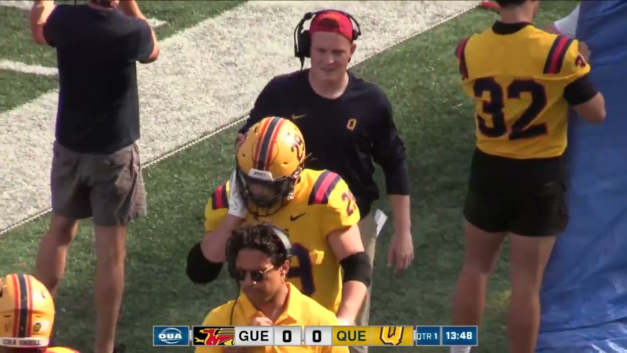 September 21, 2024 - USports Football - Guelph Gryphons @ Queen's Gaels