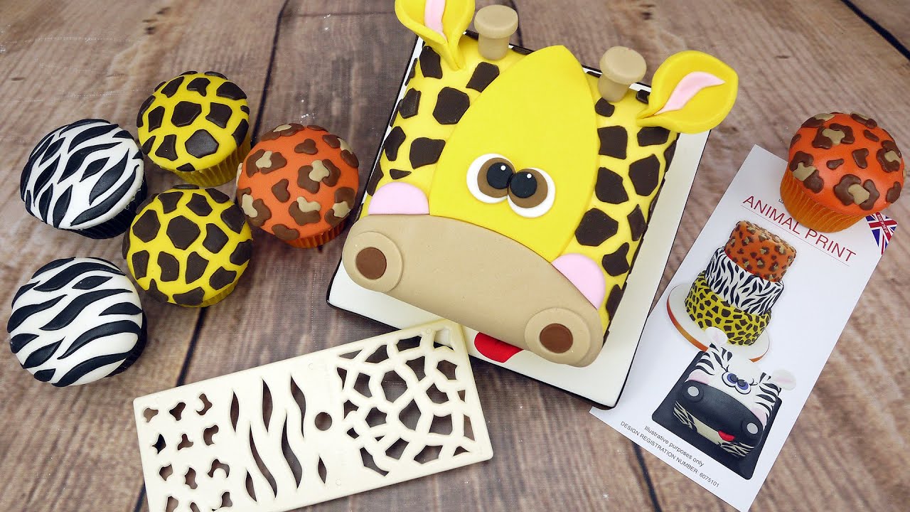 How To Create Easy Animal Print Designs For Cakes & Cupcakes