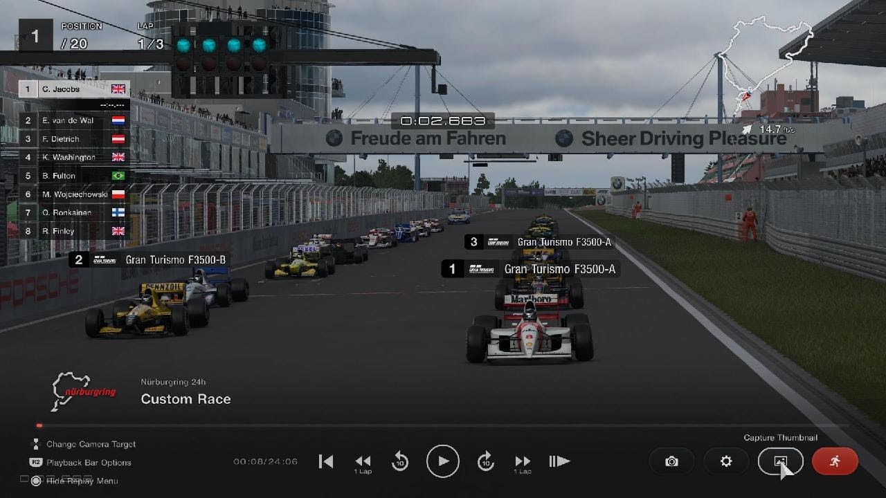 Gran Turismo 7: Nürburgring 1.1 Million CR Engine Swapped F3500 A  AND F3500 B In the front!