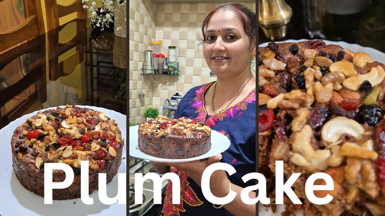 ✨ Super Rich Plum Cake | Dry Fruits Loaded | No Egg | No Oven