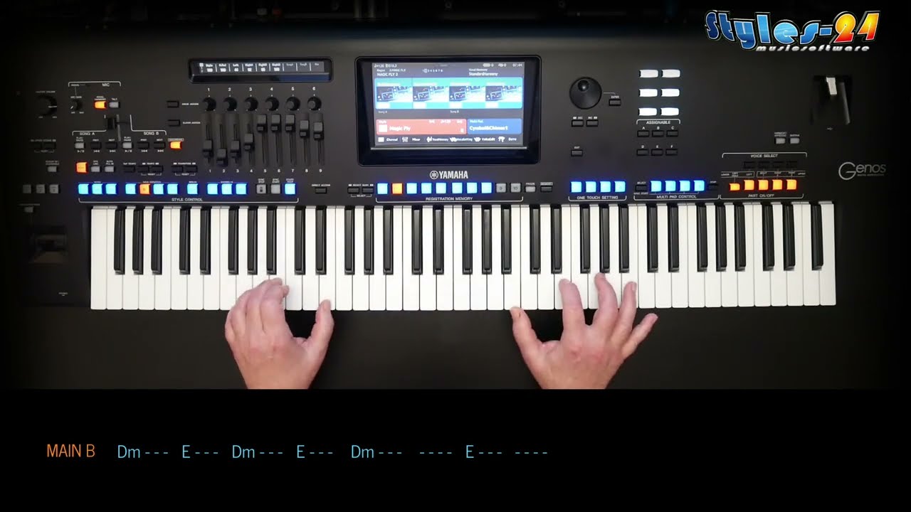 Magic Fly - Space, Cover, eingespielt mit titelbezogenem Style auf Yamaha Genos.