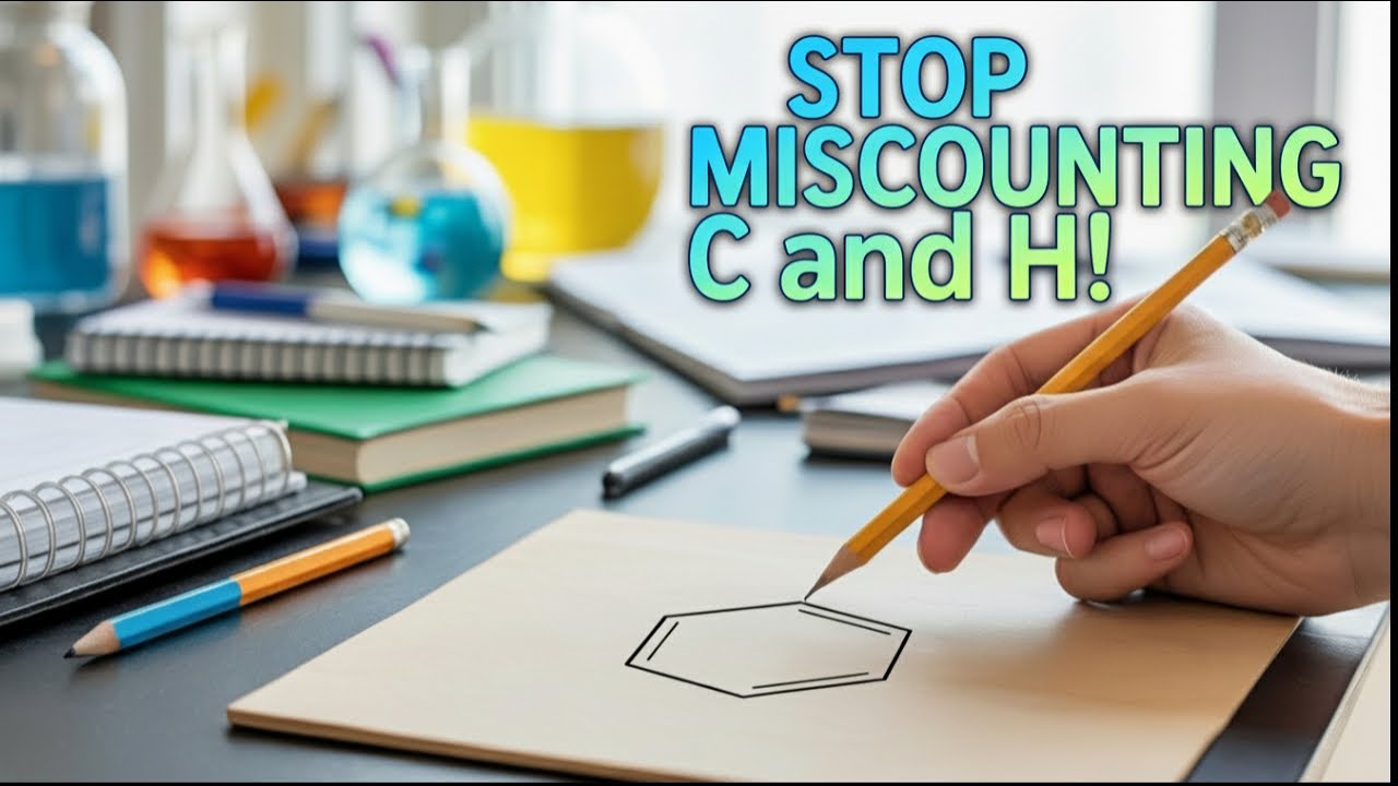 How to find the number of C and H atoms in any organic compound (GOC)