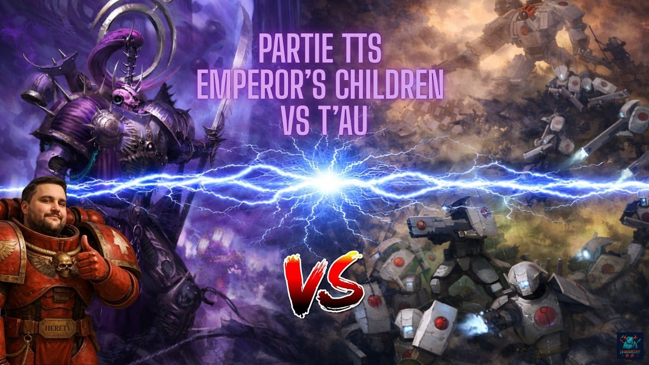 Partie TTS Emperor's Children vs T'au (tournois de @bij0rn )