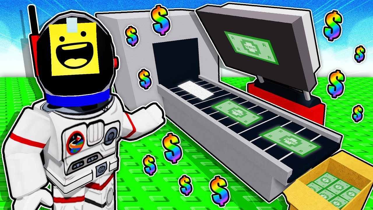 I Printed ILLEGAL Money To Get RICH in Roblox