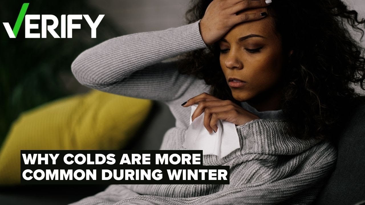 Yes, colds and flu are more common in winter. Here's why