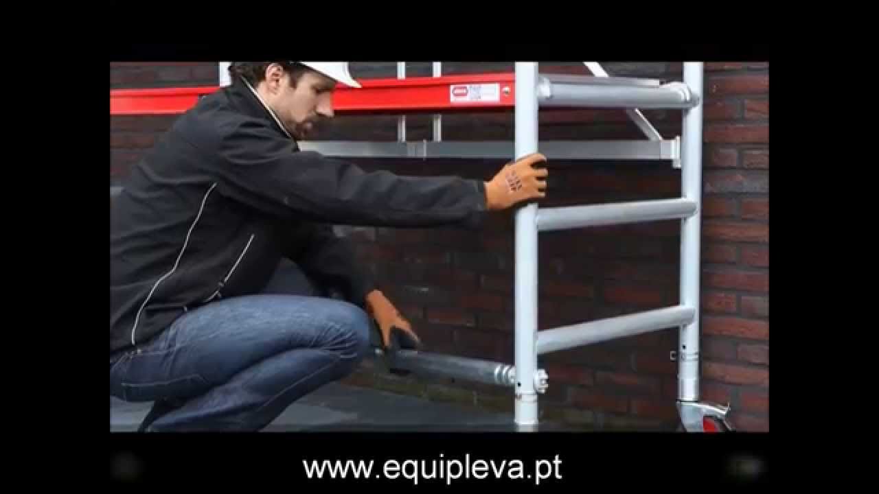 Andaime Alumínio - 4400 - POWER - Base Rebatível