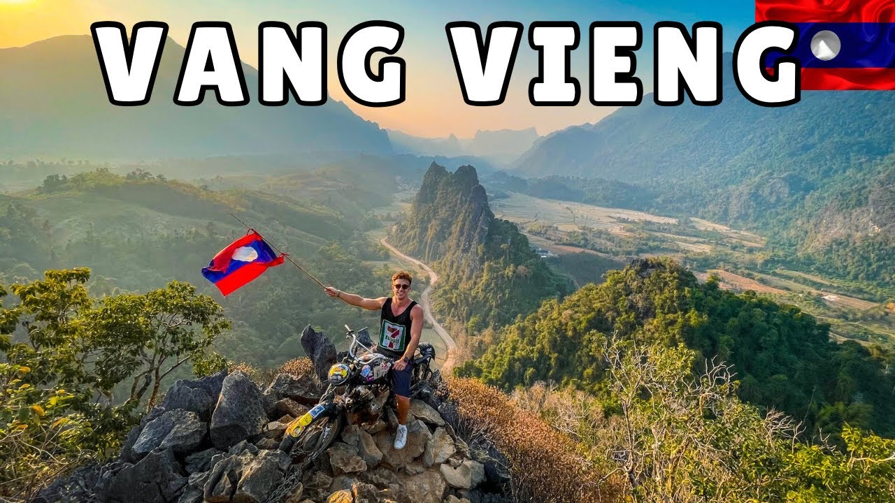 LAOS 🇱🇦 VANG VIENG &egrave; ADRENALINA PURA! Cosa fare in 24h a Vang Vieng