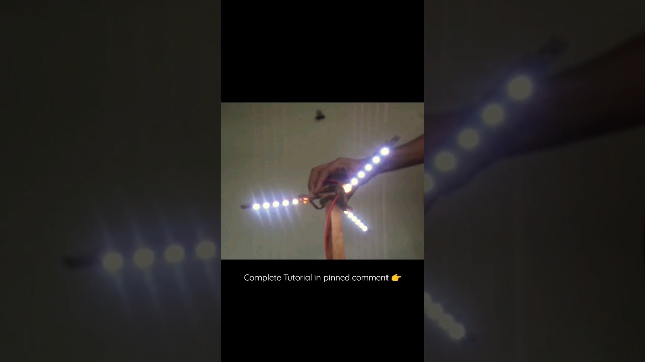 DIY Study lamp, led light hacks, LED strips #shorts #ledbulb #lifehacks #arduinoproject #techathome