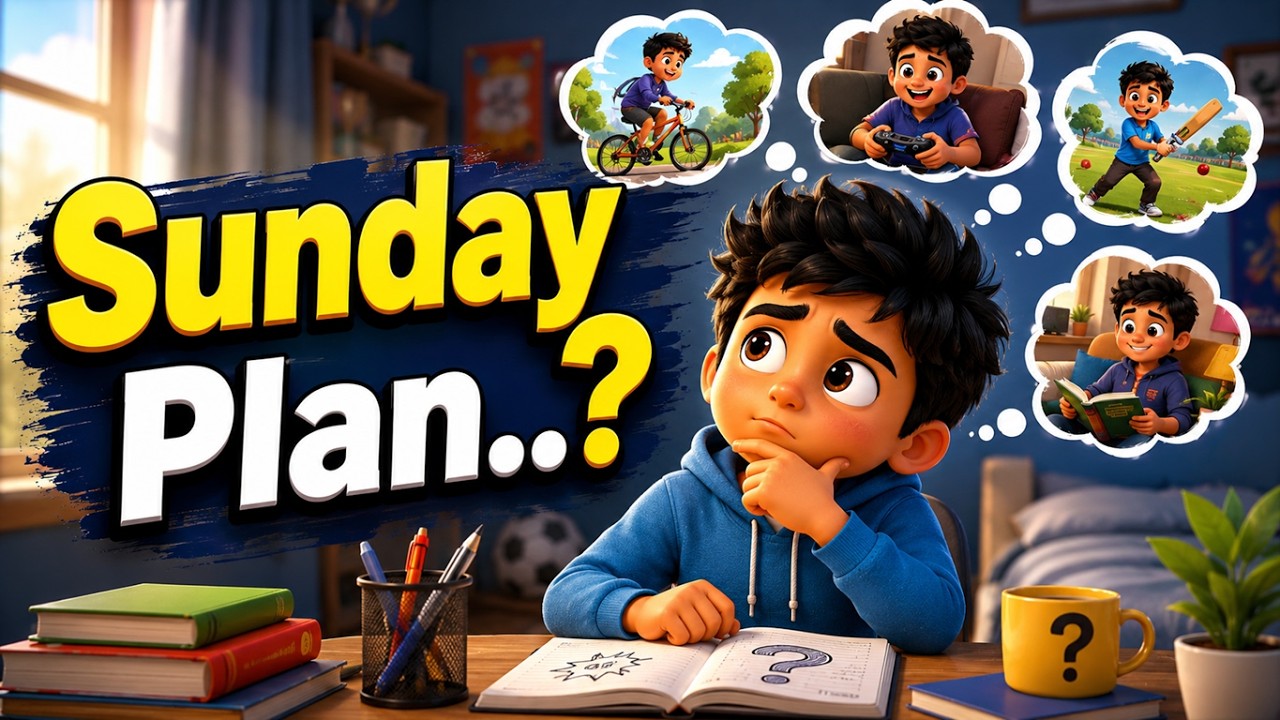 छुट्टी है भाई छुट्टी है | Sunday Hai Bhai Sunday Hai, Aaj Hamari Chhutti Hai | Hindi rhyme video