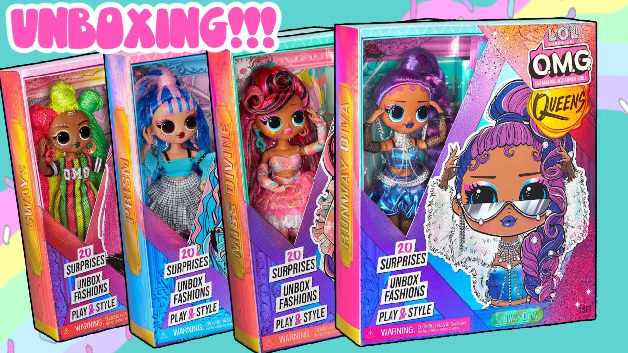LOL Surprise OMG Queens Full Unboxing