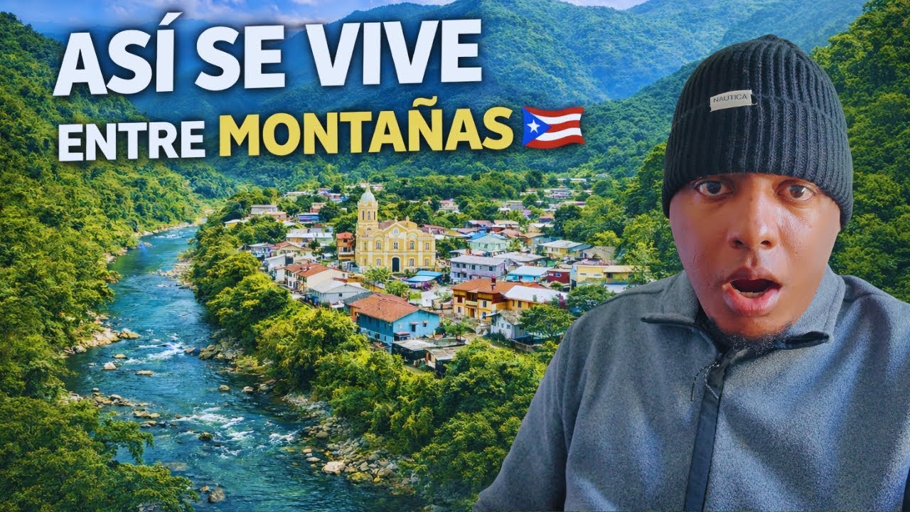 ASÍ SE VIVE en un PUEBLO entre MONTAÑAS de Puerto Rico 🇵🇷⛰️