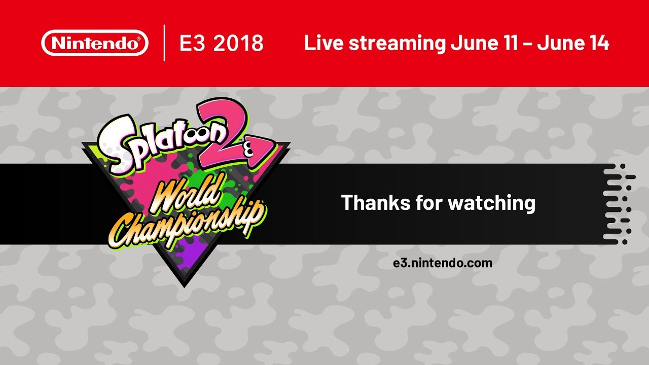 Splatoon 2 World Championship: Opening Rounds 6.11.2018