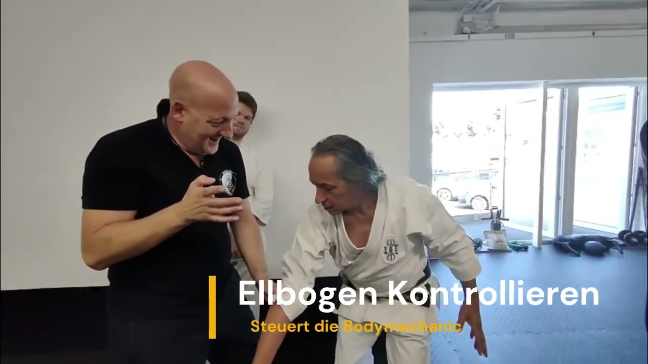 Hubad lernen, Ellbogen manipuliert die Bodymechanik