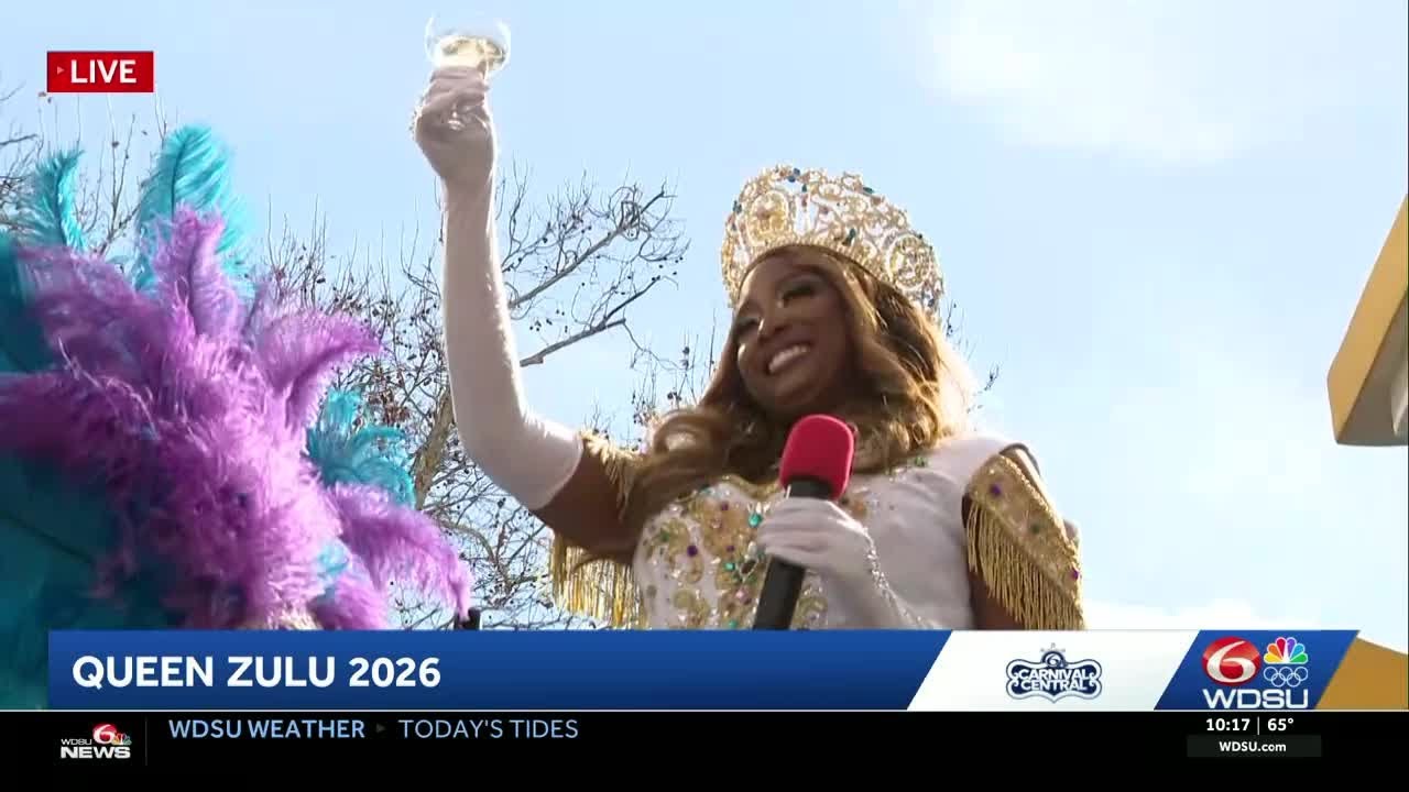 New Orleans mayor toasts Zulu Queen