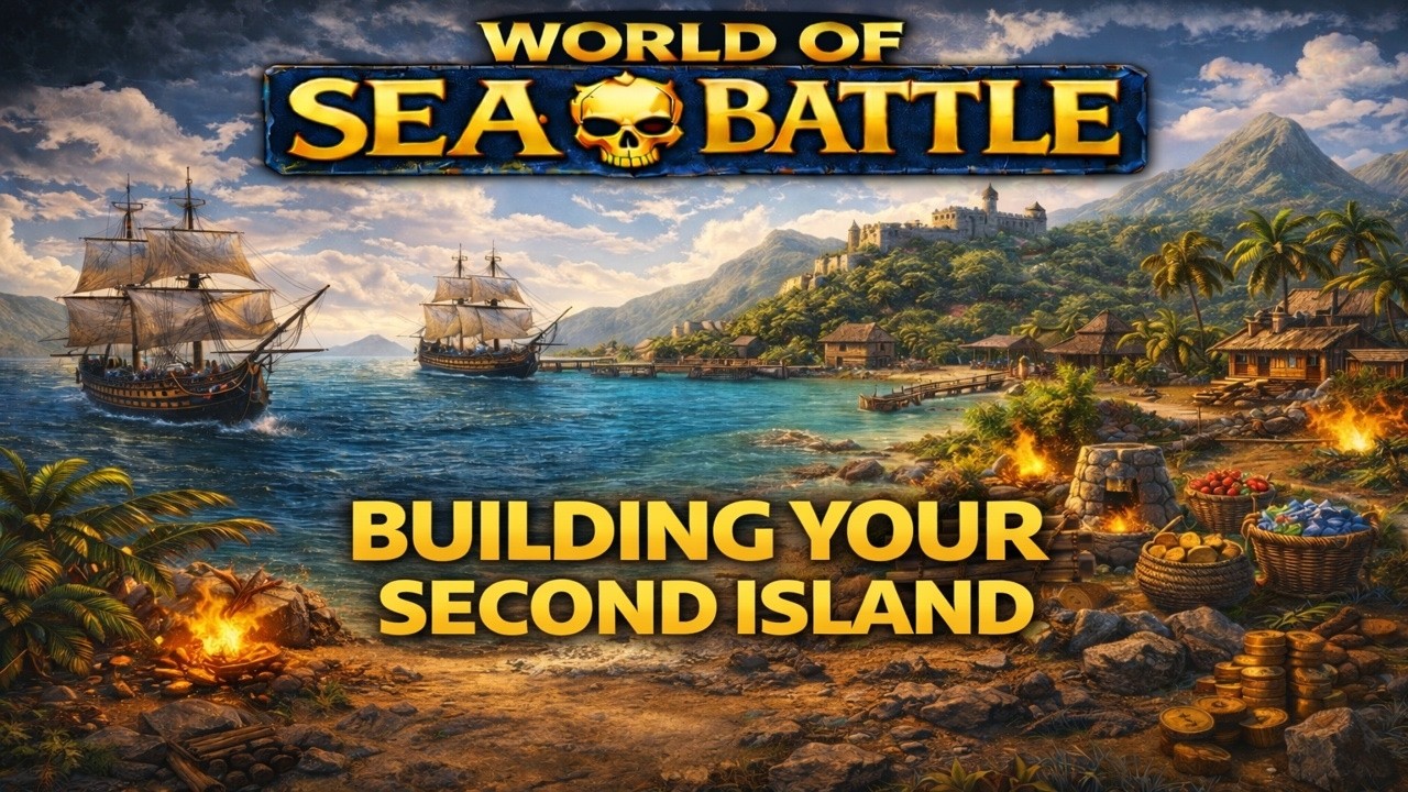 World Of Sea Battle: Building Your Second Island!
