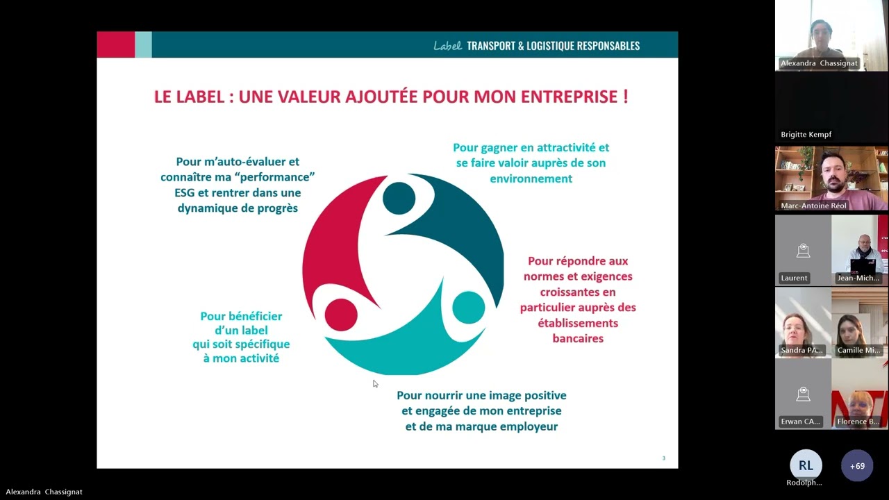 Webinaire de présentation du Label ESG  Transport & Logistique Responsables  - édition 2025