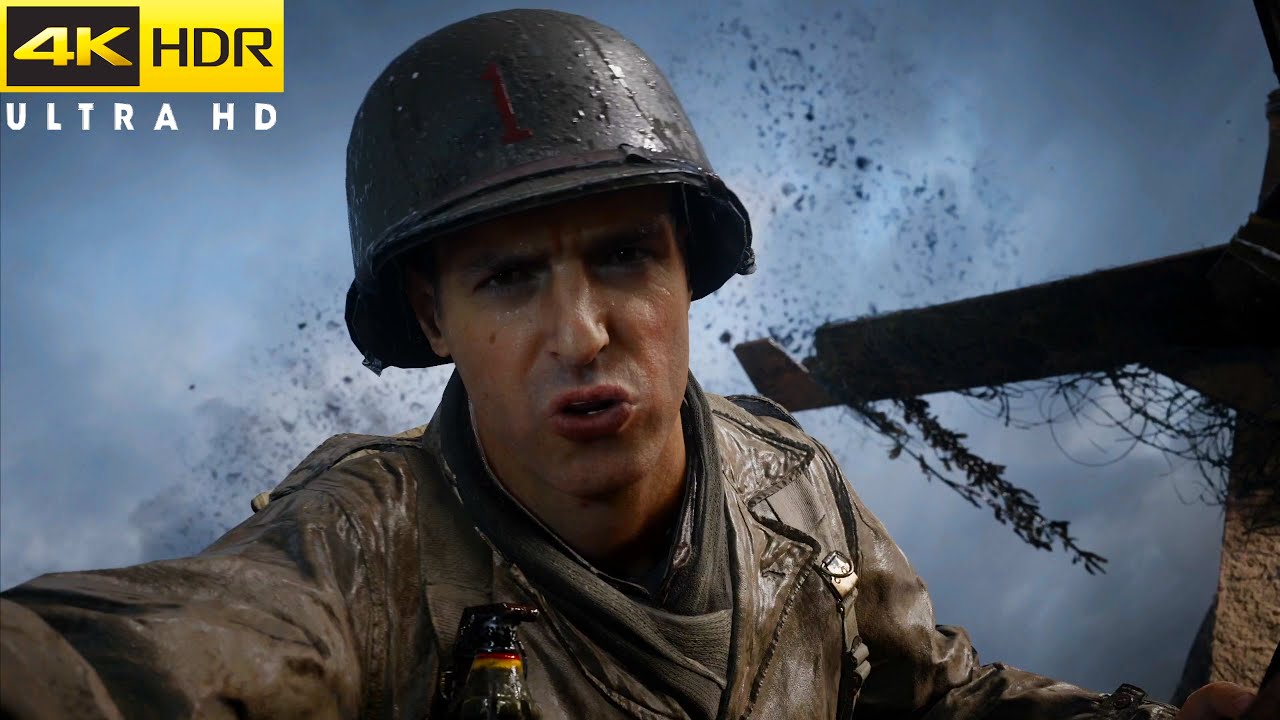 Call of Duty WW2 [Xbox Series X 4K HDR 60FPS] D-Day Gameplay (No Commentary)