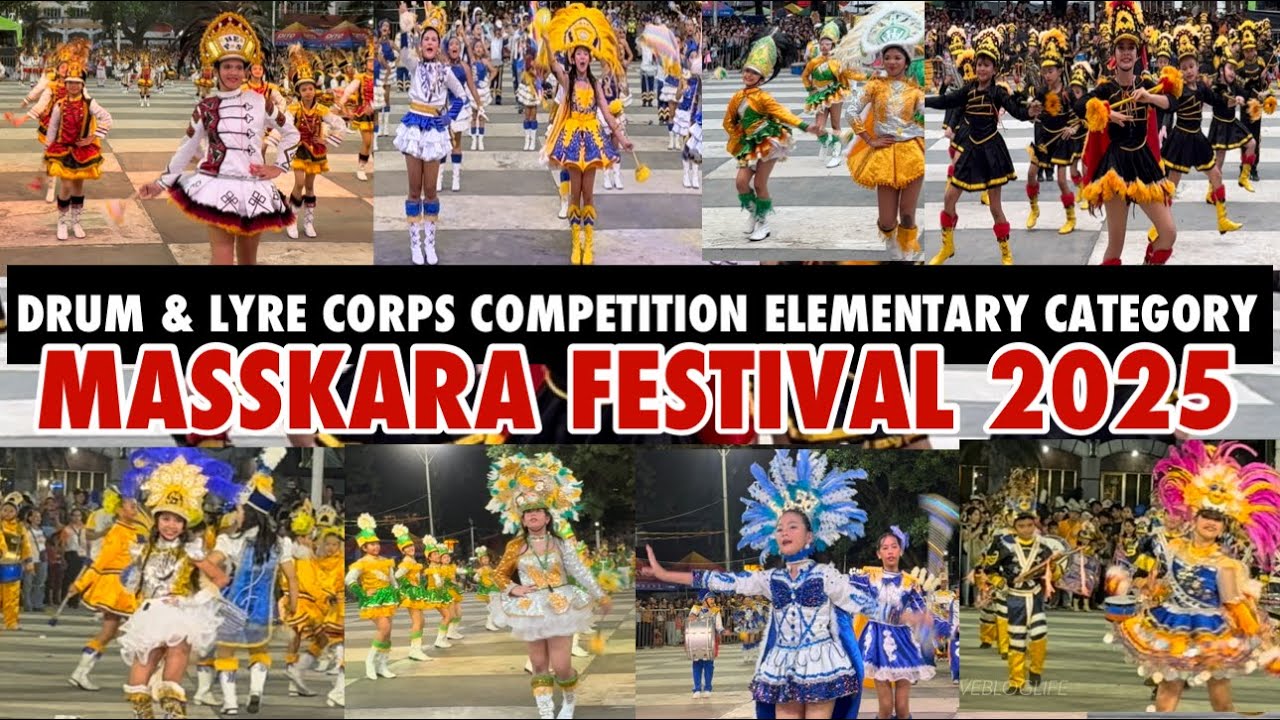 ELEMENTARY CATEGORY MASSKARA FESTIVAL 2025 DRUM & LYRE CORPS COMPETITION #masskara2025