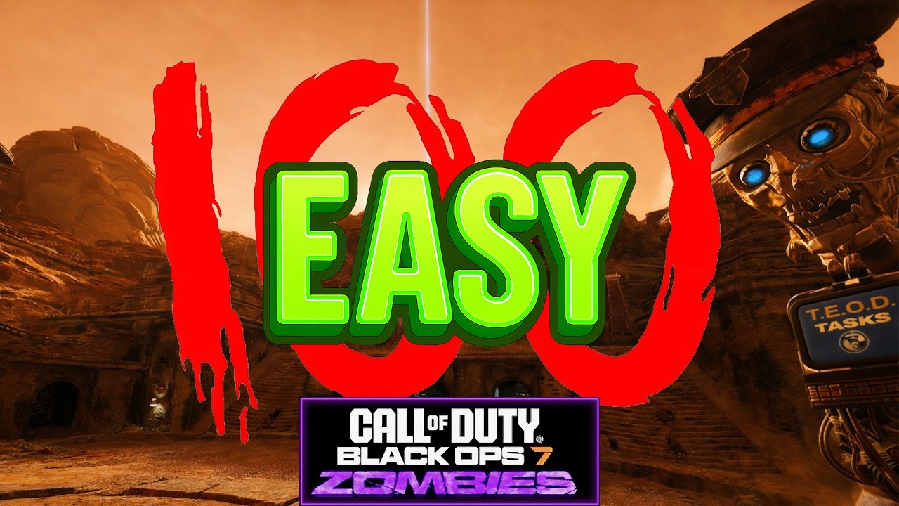 EASY Mars Survival High Round Strategy (BO7 Zombies)