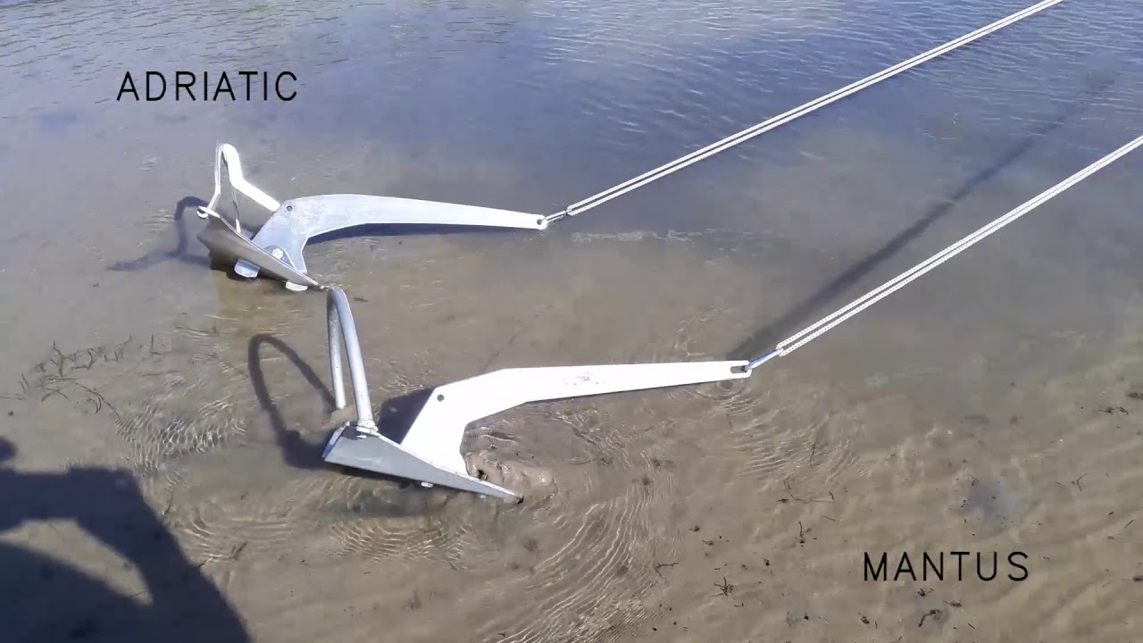 Marine anchor Mantus vs Marine anchor Adriatic test