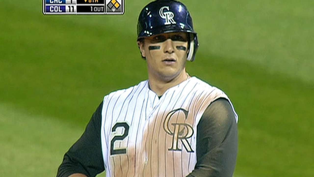 Tulowitzki hits for the cycle in 2009, goes 5-for-5