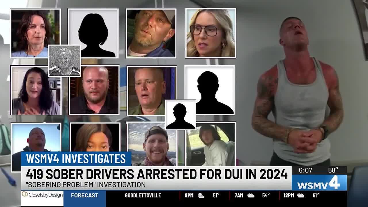 419 sober drivers in Tennessee arrested for DUI in 2024, according to TBI