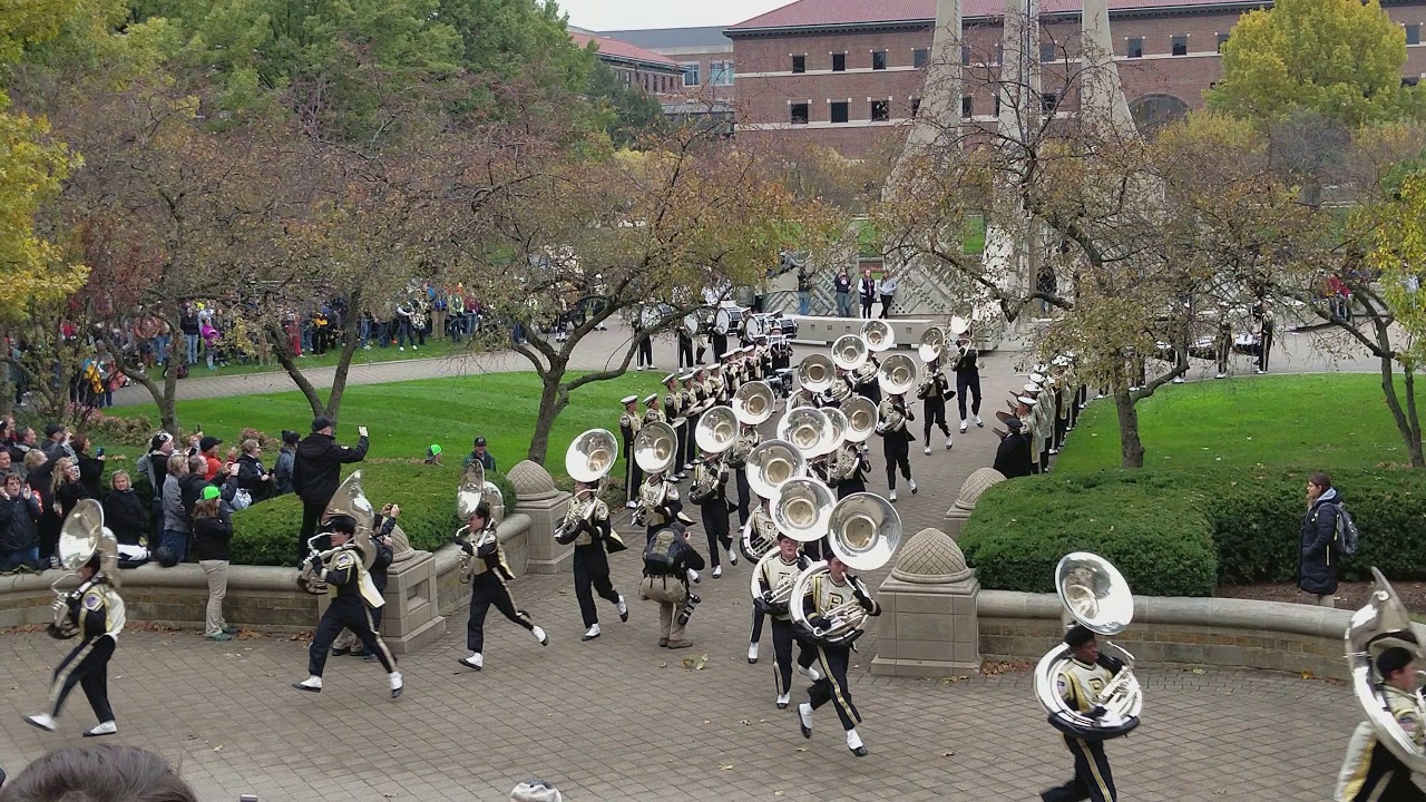 11/4/17  Purdue AAMB Drum Major Breakdown, Purdue vs Illinois (29-10)