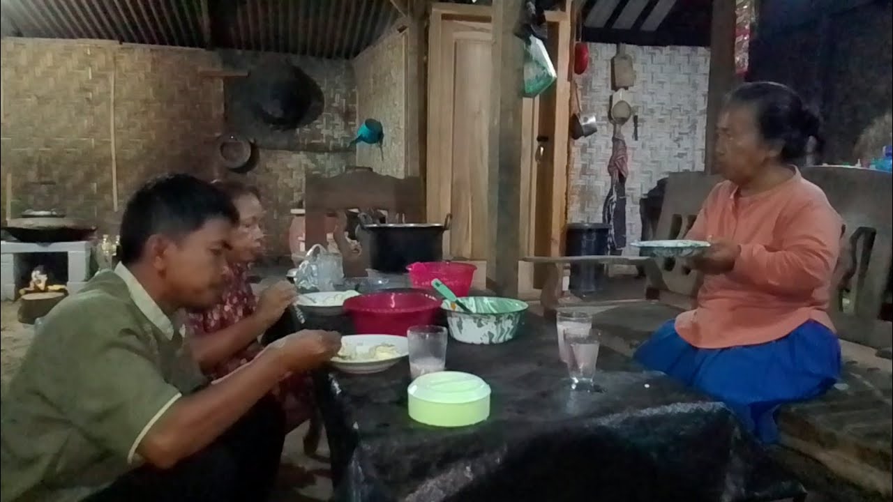 MENU BUKA PUASA DENGAN SAYUR BENING  DAN TELUR SANTAN , JOS JIS BANGET 