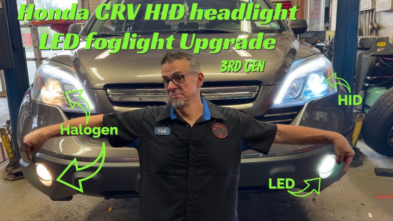 Модернизация HID/LED фар/противотумановых фар для Honda CRV.