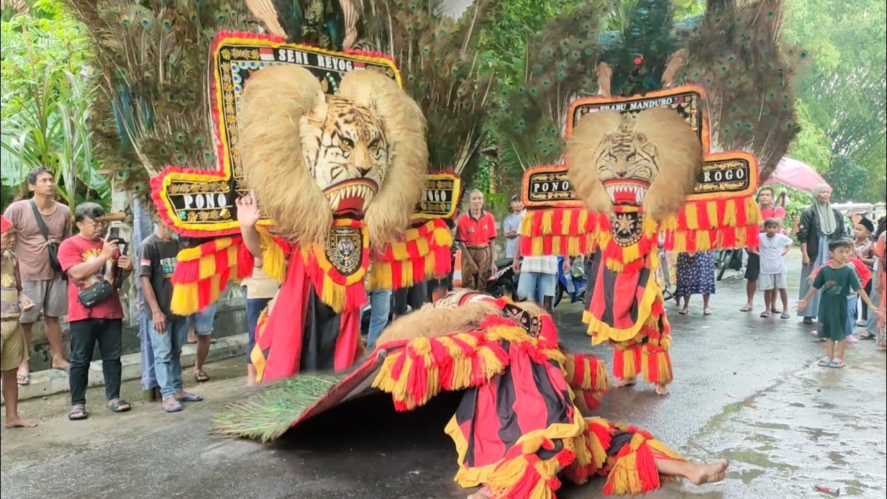 MERINDING HUJAN BERHENTI❗BARONGAN REOG PONOROGO TERBESAR GEGERKAN DESA KETAWANG DOLOPO MADIUN