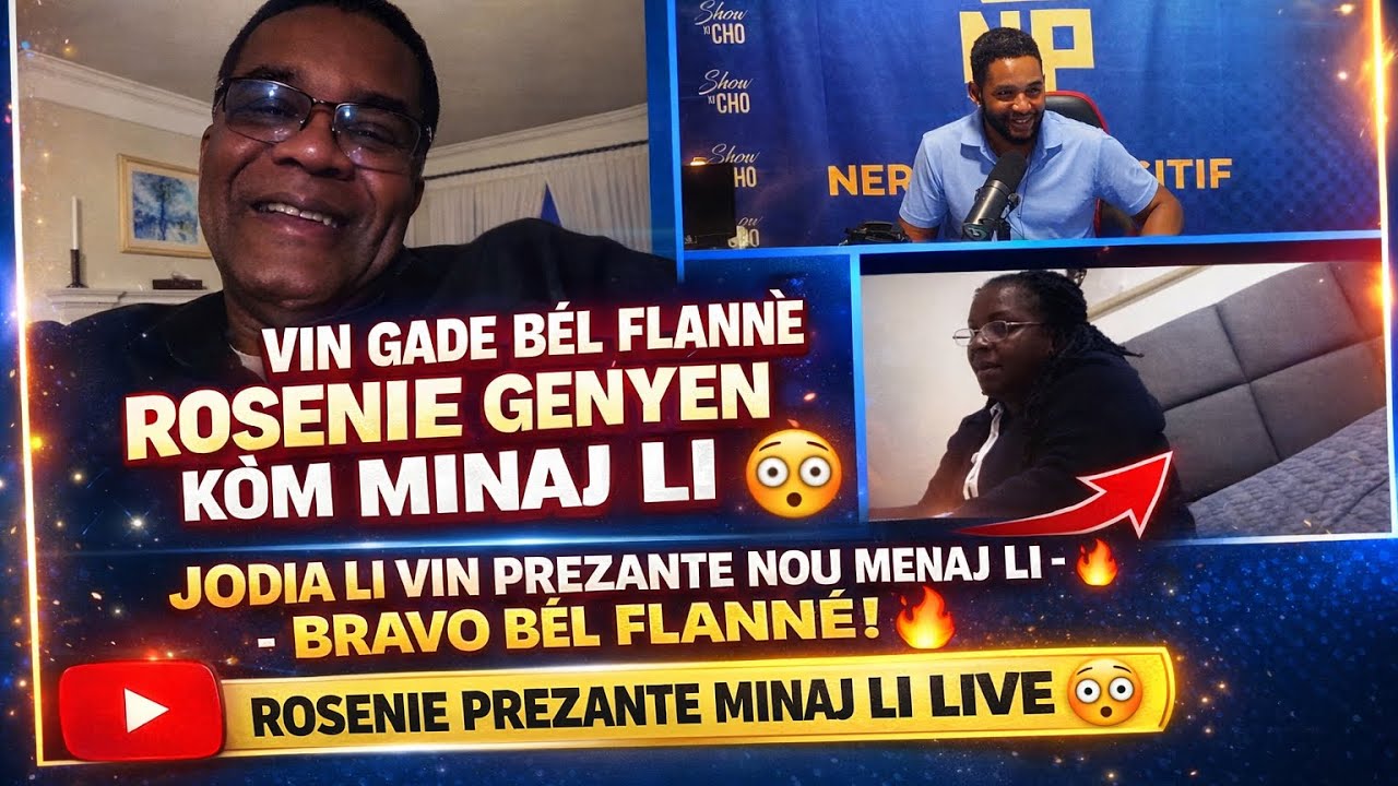 Vin gade bèl flannè Rosenie genyen kòm Minaj li Jodia li vin prezante nou menaj li bravo bèl flannè